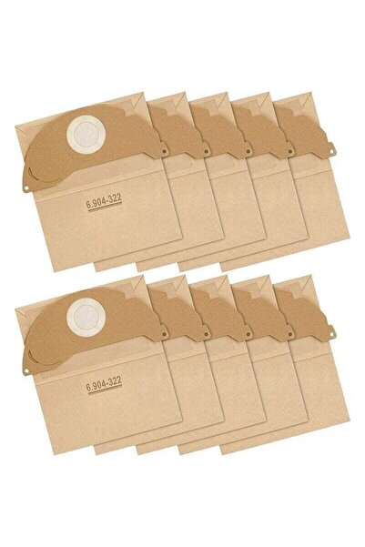STARSTAR WD2 filter bags (10-pack) for Kärcher WD2 MV2 A 2003/2024/2054 vacuu...