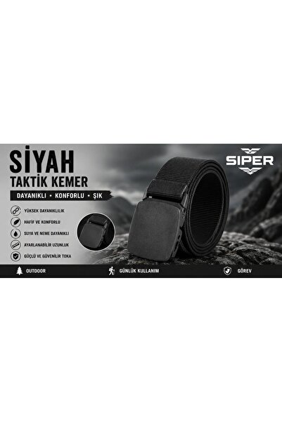 Siper Tactical Premium Taktik Kemer