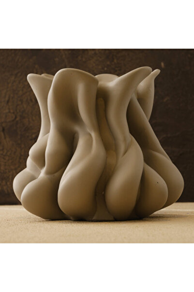 Generic Brand Mrlth-115-1018 Ceramic Root-Shaped Vase - 25X29 cm