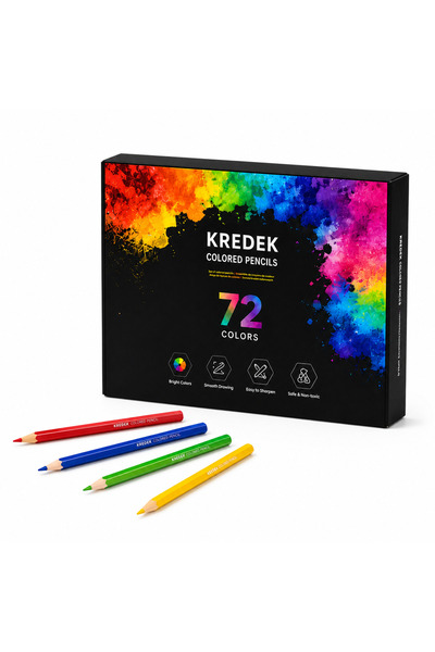 OEM Colored pencil Top Bottom Set , 72 colors, for drawing, coloring and vari...