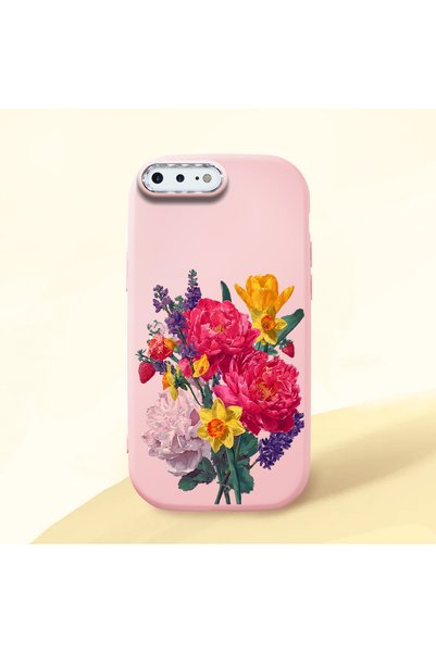 Hontinga iPhone 8 Plus Compatible Case Camera Protector Pink Silicone Couple ...