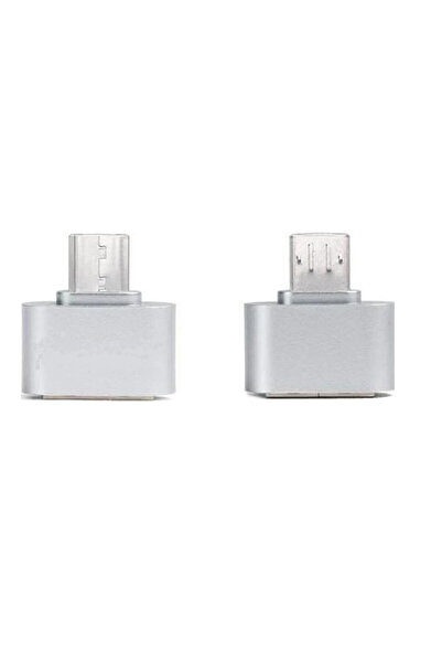 OEM Αντάπτορας Micro USB Aρσενικό Σε USB Θηλυκό Host OTG ασημί -ΟΕΜ