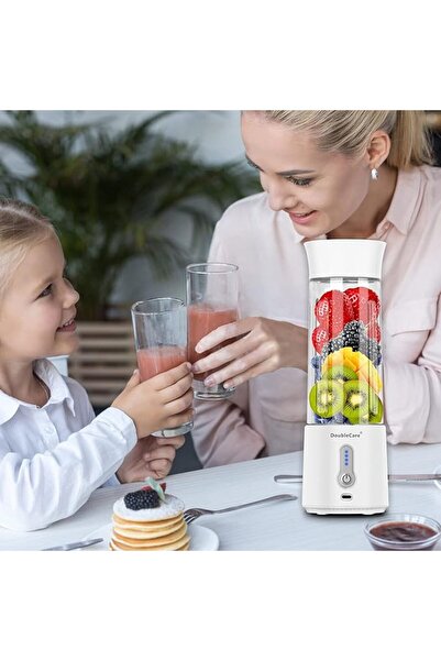 DoubleCare Portable Blender Cup,Electric USB Juicer Blender,Mini Blender Port...