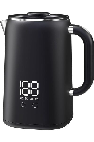 OEM OMISOON Fierbător electric din oțel inoxidabil 1.7 L Negru