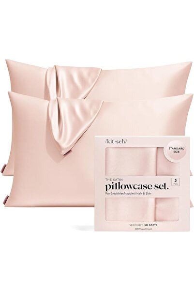 Kitsch Satin Pillowcase for Hair & Skin - Softer Than Silk Pillowcase for Hai...