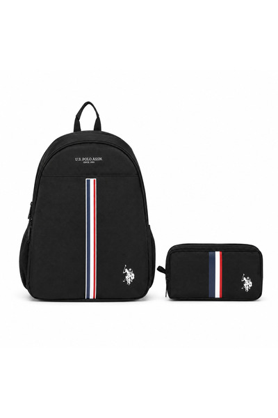 U.S. Polo Assn. Plcan25045، Plcan25048، Plcan25047 حقيبة ظهر مدرسية وطقم حامل...