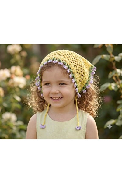 El örgüsü çocuk bandana