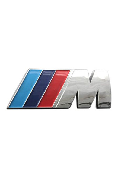 OEM ΑΥΤΟΚΟΛΛΗΤΟ ΣΗΜΑ BMW M 8 χ 3 cm σε Ασημί Χρώμα