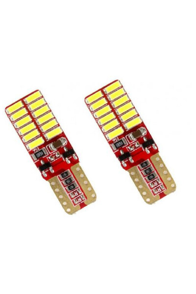 OEM Ψείρες LED T10 CΑN BUS με 24 smd 3014 ψυχρό - ΟΕM