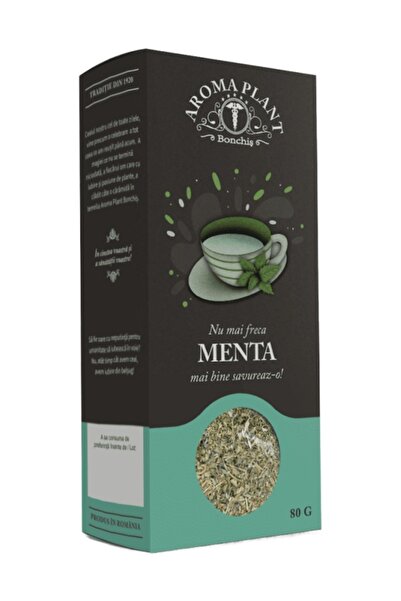 Aroma Plant Чай от мента (Mentha piperita), 100%, без добавки или пестициди, 80г