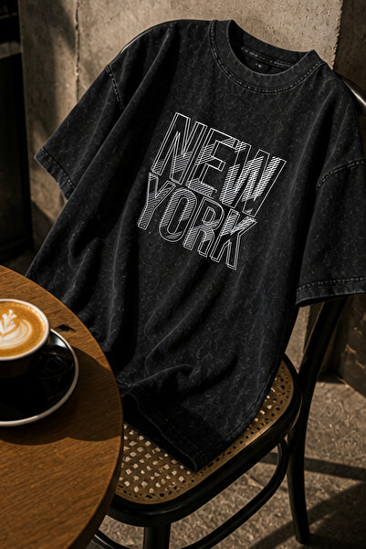 Prekarya design Unisex Oversize Vintage Washed Street Style Street Fashion Co...