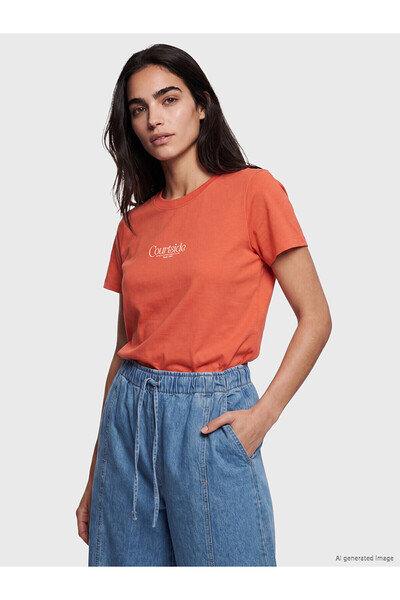 LC Waikiki Original Printed 100% Cotton Women's T-Shirt