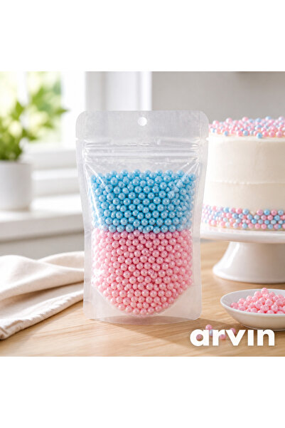 hediyehobihersey Cinsiyet partisi Süsleme Şekeri Pembe Mavi Yumuşak Şeker 50 gr
