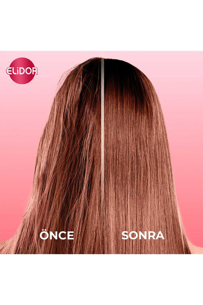Elidor Seyahat Boy Şampuan Brezilya Keratin Terapisi 90 ml x4