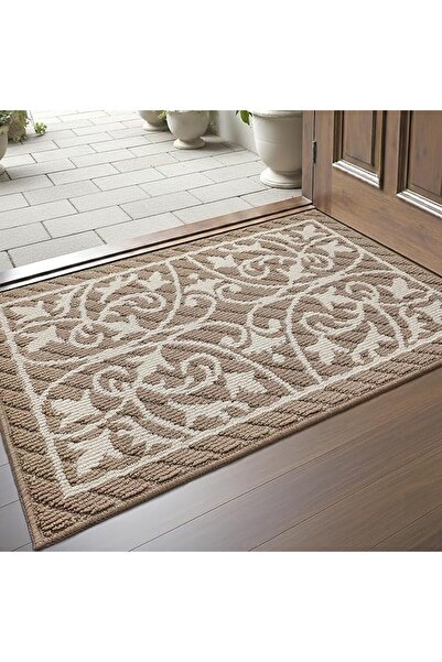 dexi Front Door Mat Outdoor Indoor Entrance, 80x120 cm Non Slip Low Profile T...