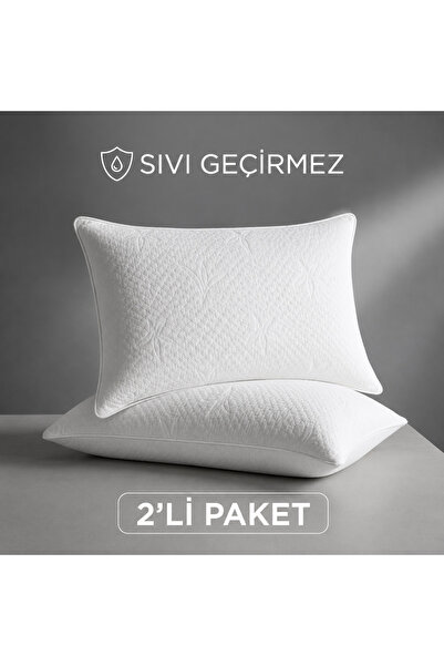 essense Home&Living 2 Pieces Bamboo Liquid-Proof Pillow Covers 50X70Cm Knitte...