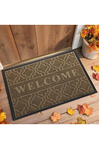 Yimobra Welcome Door Mat, Heavy Duty Sturdy Front Door Mat for Home Entrance,...