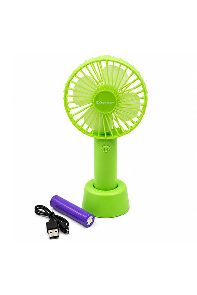 Mercury Portable Mini Handheld Fan with 1200mAh Battery, 3 Speed Wind Modes, ...