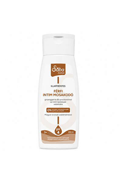 Saba Intim – Gel de igiena intima pentru barbați fara parfum cu ginseng si pr...