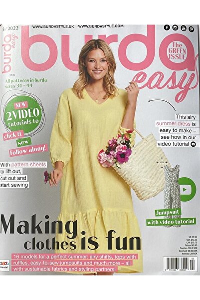 Burda Style Burda Easy Magazine May/June, 3/2022