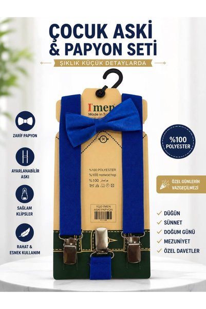 Babix 23 April 19 May 29 October Reading Day Bow Tie Trouser Suspender Set Su...