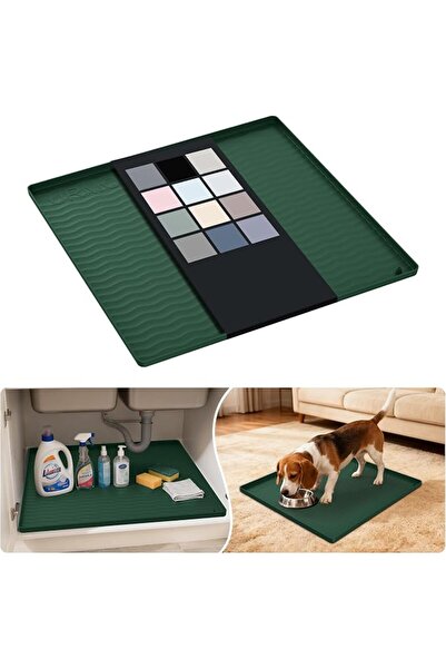 GENERAL URMONA Waterproof Silicone Under Sink Mat Shelf Liner for Kitchen and...