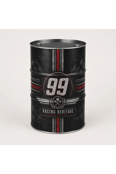 Generic Brand Masă tip butoi personalizată CISKO Black Edition – Racing Heritage