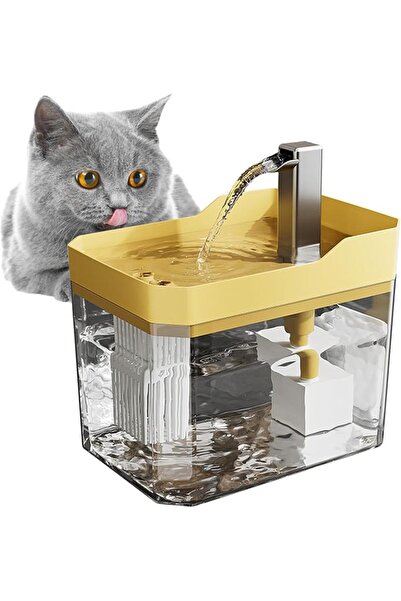 HASTHIP Cat Water Fountain, Silent Pet Water Fountain for Cat with Integrated...