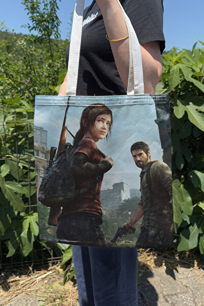 ZipZap حقيبة قماشية مطبوعة على الوجهين من The Last of US V3، حقيبة كمبيوتر لل...