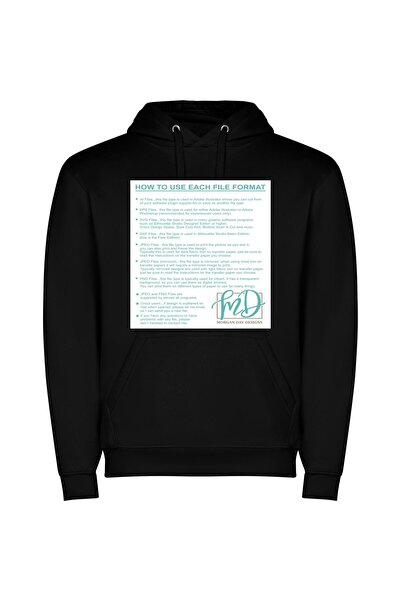 iLovePrints Adobe File And Print Φούτερ με κουκούλα σε χρώμα Μαύρο