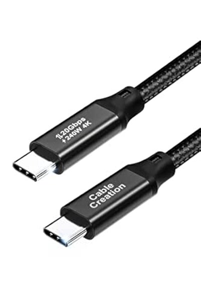GENERAL CableCreation 5FT USB C3.2 Gen2x2 Cable 4K60Hz 20Gbps 240W PD Chargin...