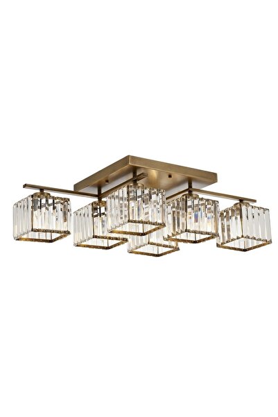 Vivense AVONNI AV-60230-6E ESKİTME KAPLAMA MODERN AVİZE 80X40 CM