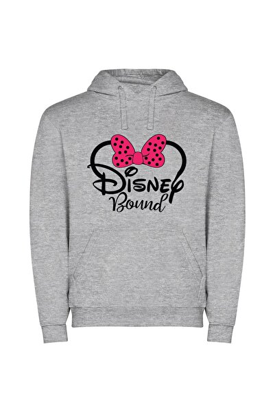 iLovePrints Disney Magic in Motion Φούτερ με κουκούλα σε χρώμα Γκρι