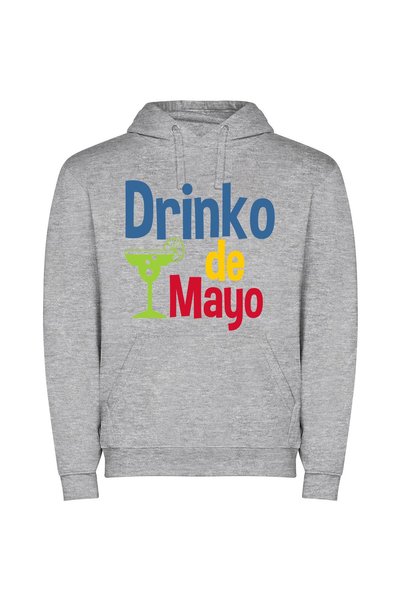 iLovePrints Drinko Mayoo Promo Image Φούτερ με κουκούλα σε χρώμα Γκρι