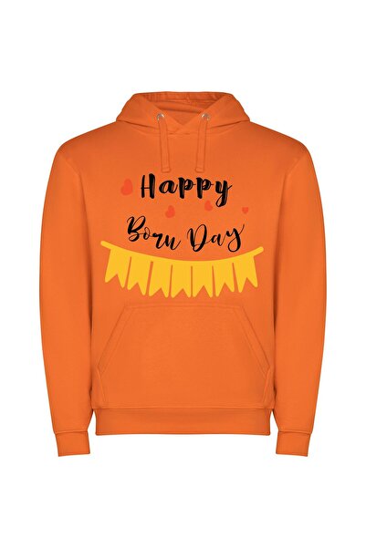 iLovePrints Blissful Adobe Birthday Creation Φούτερ με κουκούλα σε χρώμα Πορτ...