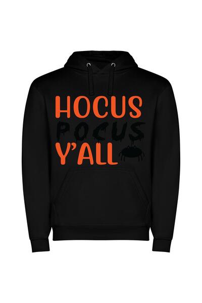 iLovePrints Fancy Shot Focus: Hocus Pocus! Φούτερ με κουκούλα σε χρώμα Μαύρο