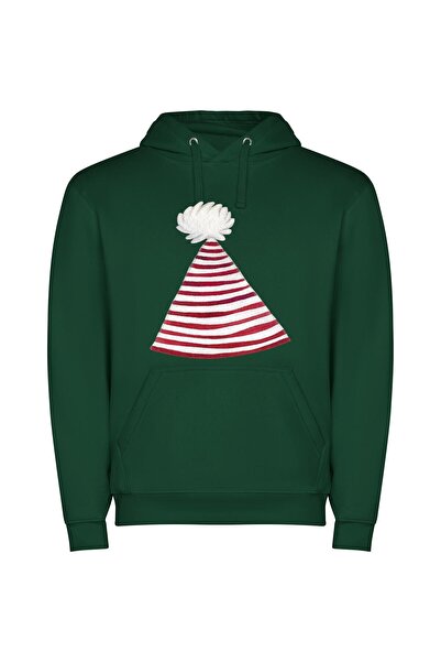iLovePrints Hatted Stripes: Waldo-inspired Drawing Φούτερ με κουκούλα σε χρώμ...