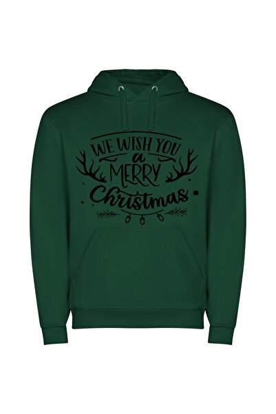 iLovePrints Christmas Greetings in High Resolution Φούτερ με κουκούλα σε χρώμ...
