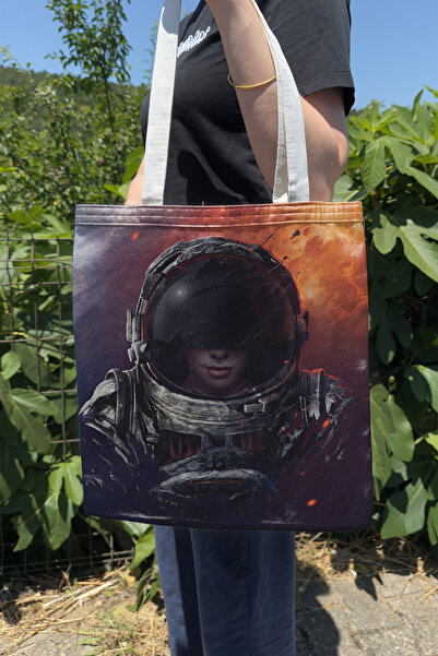 ZipZap حقيبة قماشية مطبوعة على الوجهين من نوع Astronaut V1 للصيف والشتاء