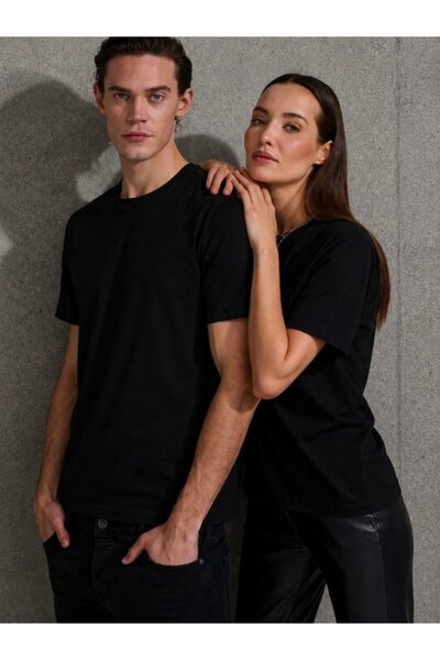 UFC 1985 TOP BRAND Unisex short sleeve crew neck basic viscose blouse