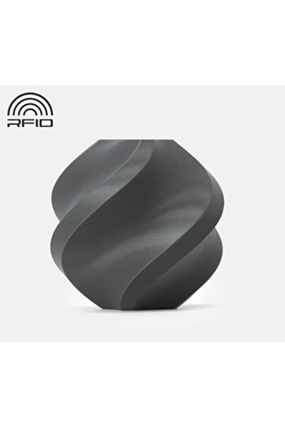 Bambu Lab Rezervă de filament BambuLab, PLA Basic Gri Închis, 1.75 mm, 1Kg, c...