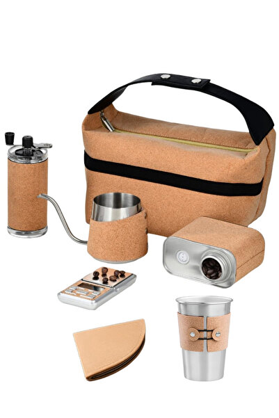 Cady One 7-in-1 Camping Coffee Maker Set, Portable Camping Coffee Equipment T...