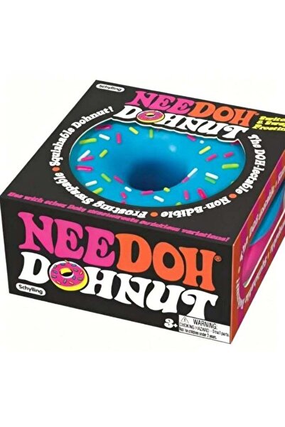 Needoh Squishy Donut Fidget Toy for Stress Relief, Sensory Toy for Kids & Adu...