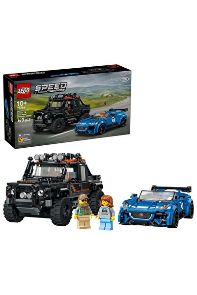 LEGO Set Speed Champions Jaguar Project 7 și Land Rover Defender (77264)