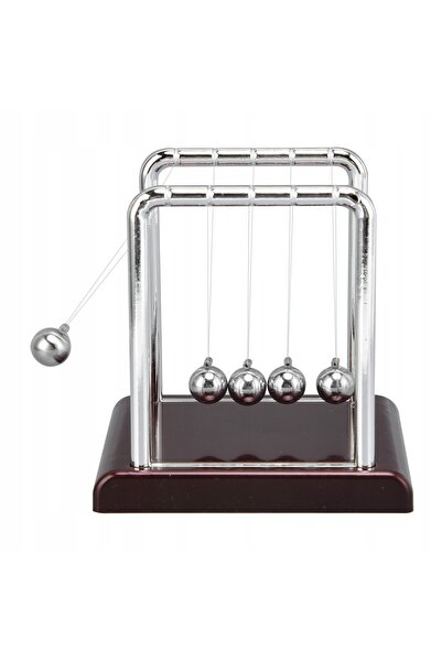 Ayawaska Pendulul lui Newton, design clasic cu 5 bile, obiect decorativ elega...