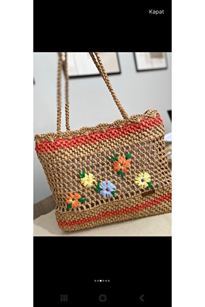 ARTTMACRAME حقيبة نسائية محبوكة يدويًا