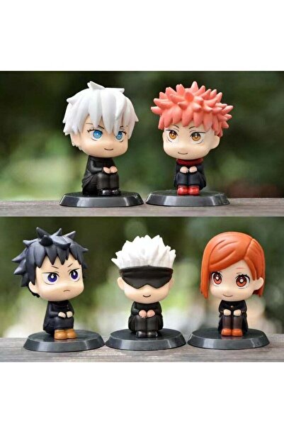 Generic 5-Piece Jujutsu Kaisen Action Figure Toy, Cartoon Realistic Model Orn...