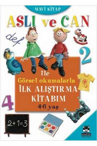 Marsık Yayıncılık كتاب التمارين الأولي الخاص بي مع القراءات المرئية مع Asli و...