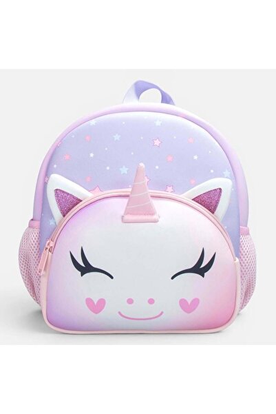 OEM Rucsac de grădiniță din neopren lila cu unicorn
