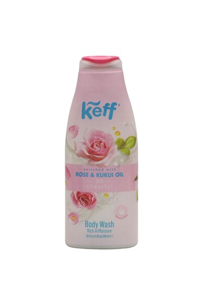 keff Shower Gel, Keff, 500 ml Rose Kukui Oil